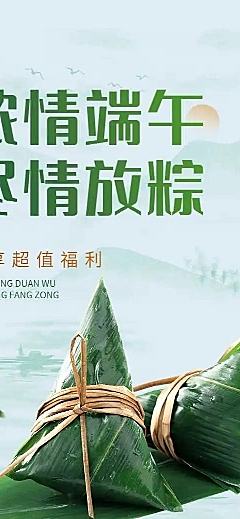 长页H5端午节粽子产品促销活动