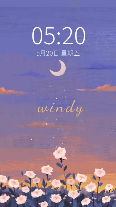 油画风唯美风景手机壁纸