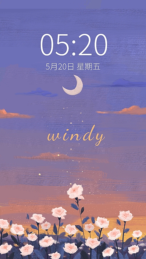 油画风唯美风景手机壁纸