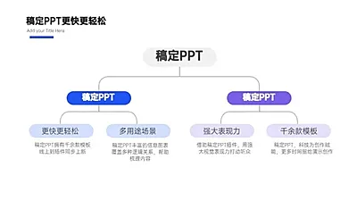 流程关系6项PPT图文页