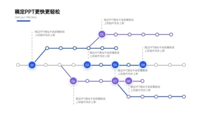 递进关系多项PPT图文页