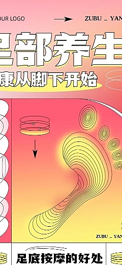 夏季养生科普排版长图海报