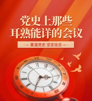 建党节节日党史科普排版文章长图预览效果