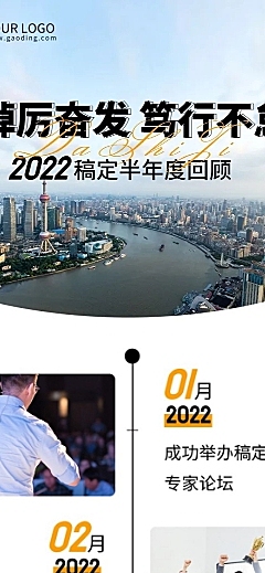 企业上半年大事记企业历程年度回顾文章长图
