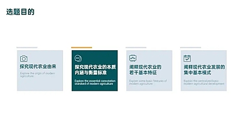 并列关系4项PPT图文页