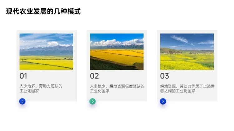 并列关系3项PPT图文页预览效果
