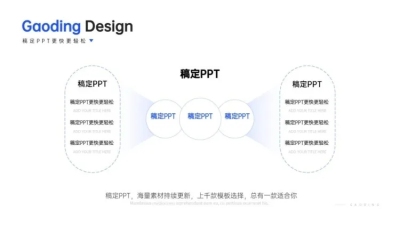 并列关系2项PPT图文页