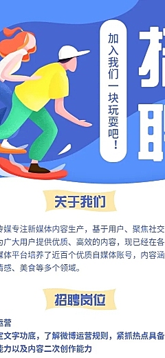 招聘长图