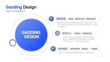 并列关系3项PPT图文页