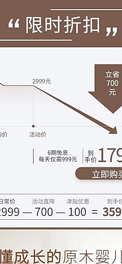 母婴家装儿童家具婴儿床详情页