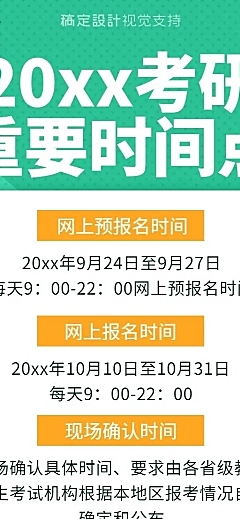 大学考研知识百科海报