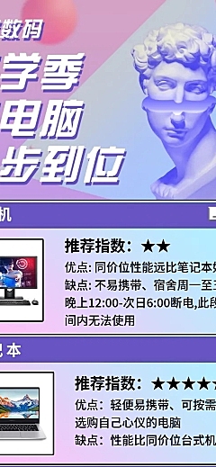 科技数码创意活动促销长图海报