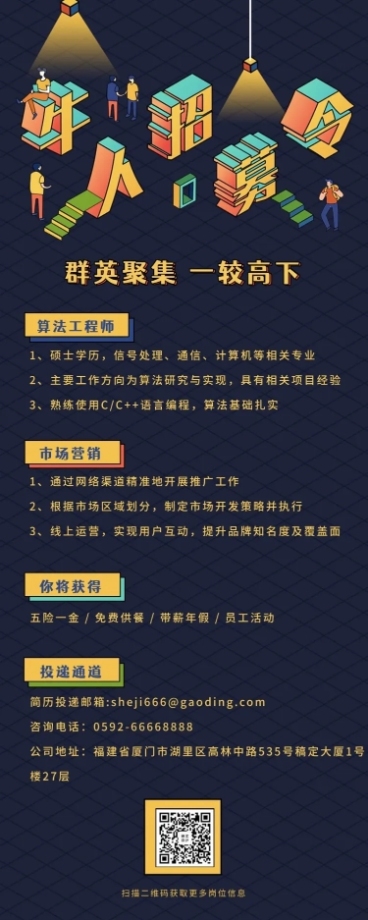 牛人招募令招聘长图海报预览效果