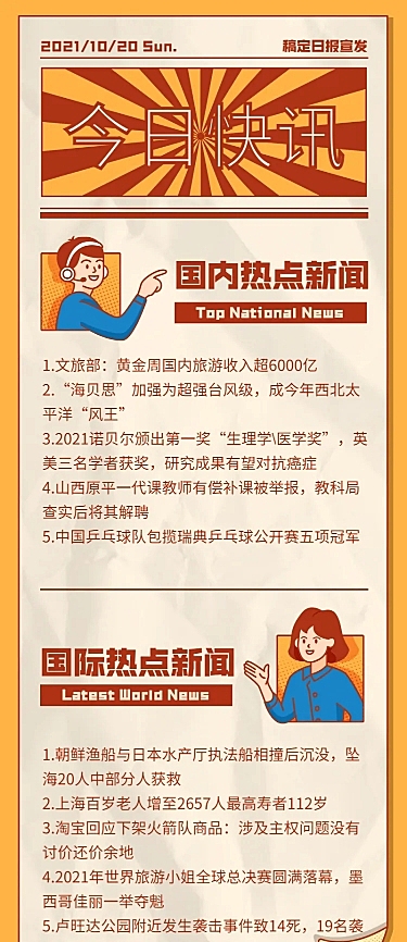 今日快讯/新闻/早报/头条/长图海报