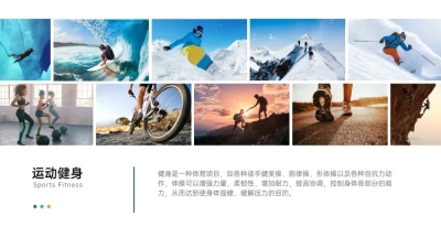 并列关系1项PPT图文页