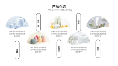 并列关系5项PPT图文页