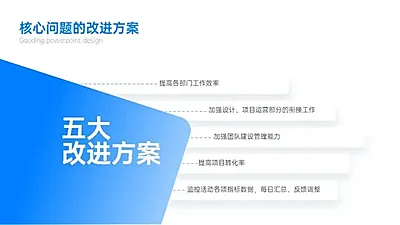 并列关系5项PPT图文页