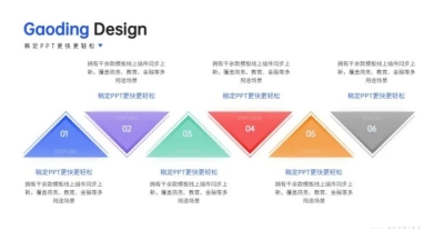 并列关系6项PPT图文页
