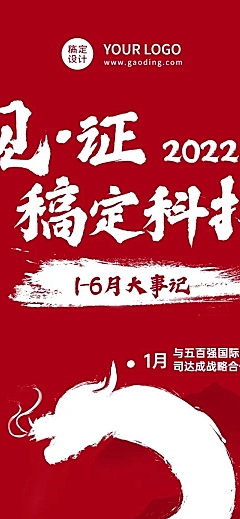 企业上半年大事记企业历程年度回顾文章长图