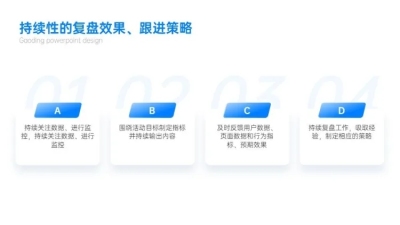 并列关系4项PPT图文页