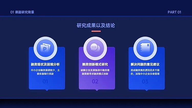 并列关系3项PPT图文页