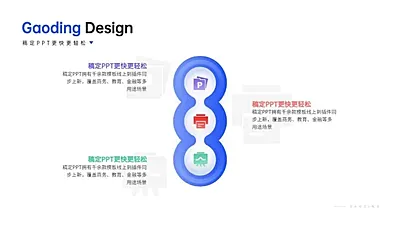 并列关系3项PPT图文页