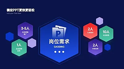 发散汇聚关系多项PPT图文页