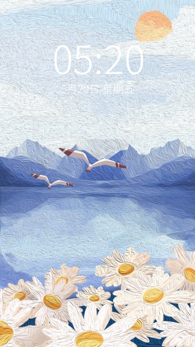 油画风唯美手机壁纸