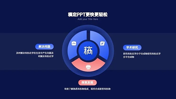 并列关系3项PPT图文页
