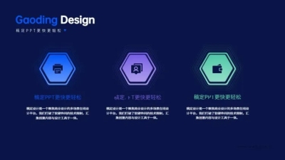 并列关系3项PPT单页图文页