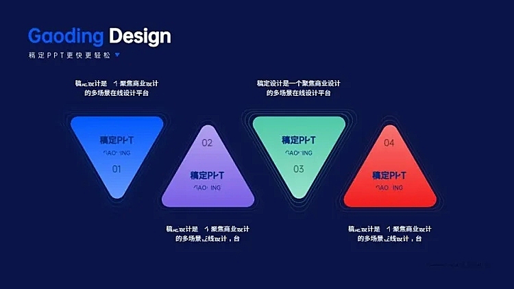 并列关系4项PPT单页图文页