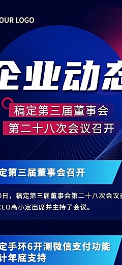 企业商务日报企业资讯长图海报