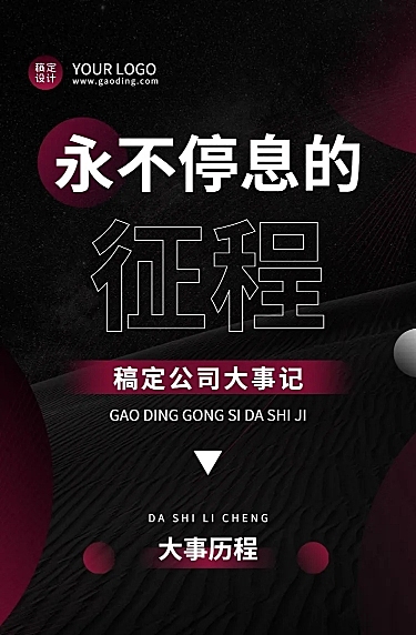 企业发展大事记企业历程介绍文章长图