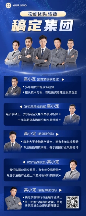 企业商务合照团队晒照长图海报预览效果