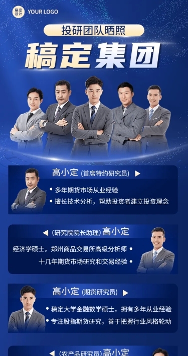 企业商务合照团队晒照长图海报