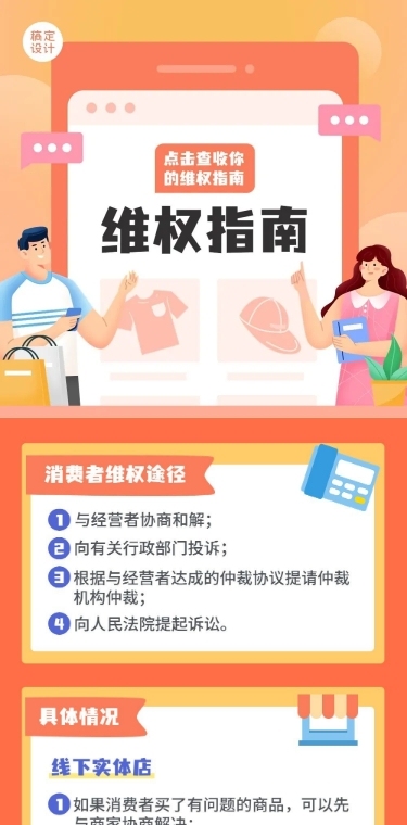 融媒体维权指南一图读懂插画文章长图