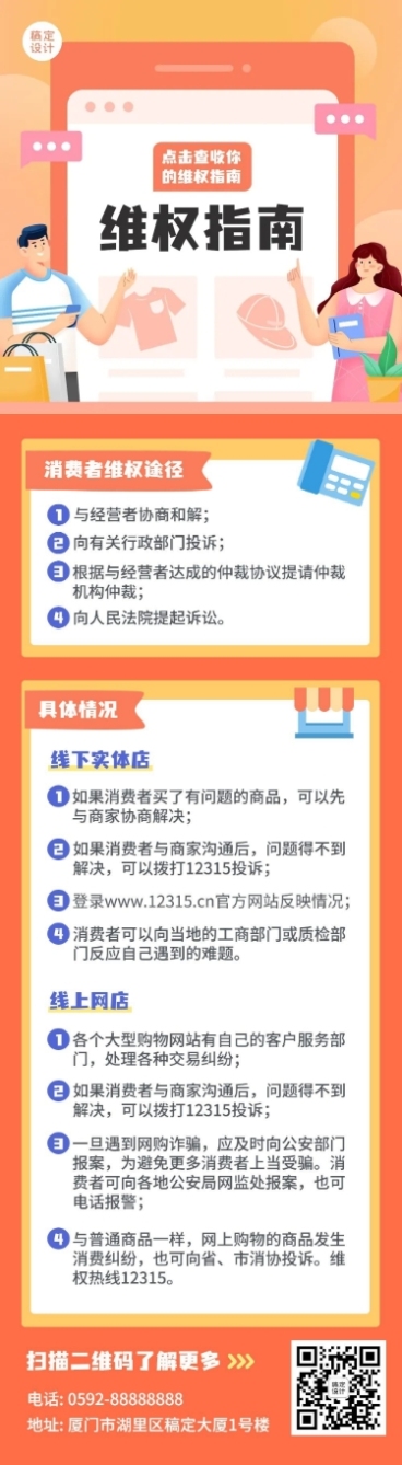 融媒体维权指南一图读懂插画文章长图预览效果