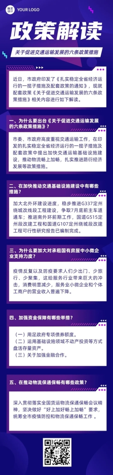 融媒体政策资讯问答排版文章长图预览效果