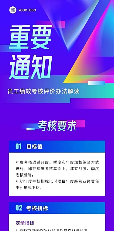 企业商务绩效考核科普通关指南文章长图