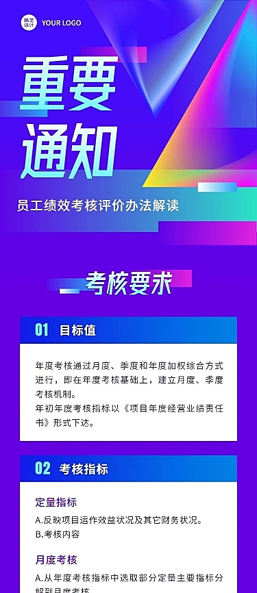 企业商务绩效考核科普通关指南文章长图