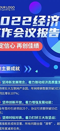 融媒体经济工作会议报告文章长图