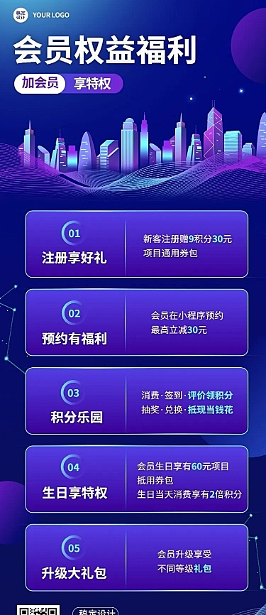 IT互联网科技平台技术服务介绍长图