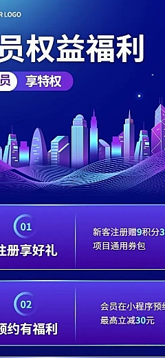 IT互联网科技平台技术服务介绍长图