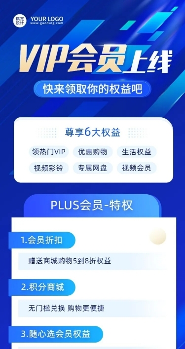 IT互联网平台会员权益技术服务展示
