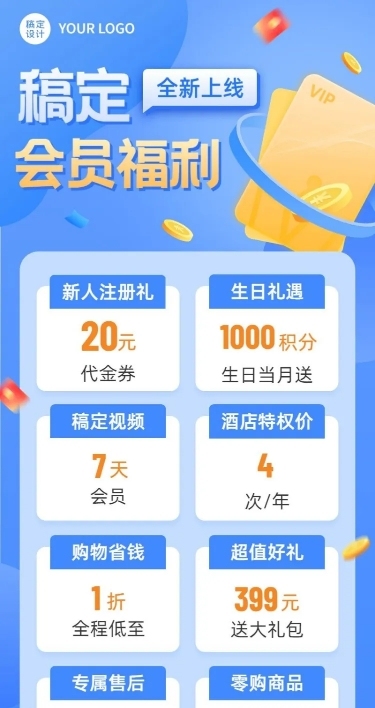 IT互联网平台会员权益技术服务展示