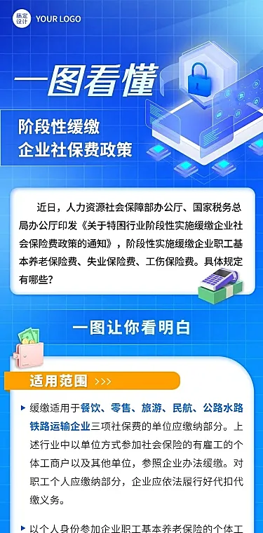 企业政策科普攻略一图读懂政策解析文章长图