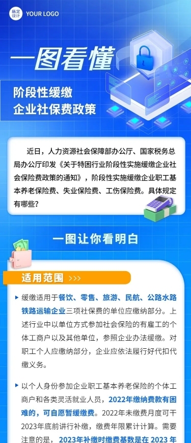 企业政策科普攻略一图读懂政策解析文章长图