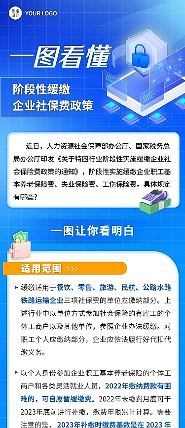 企业政策科普攻略一图读懂政策解析文章长图