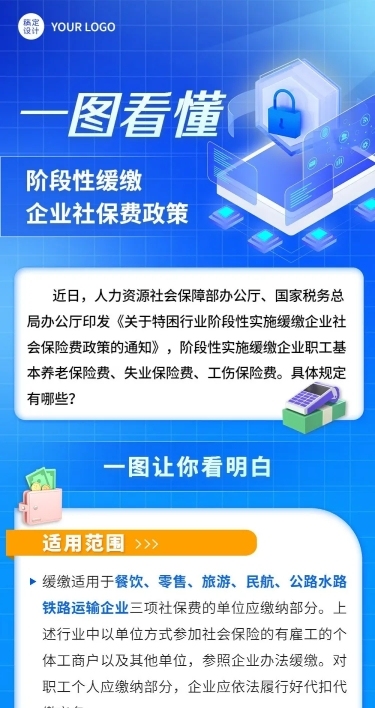 企业政策科普攻略一图读懂政策解析文章长图