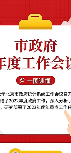 融媒体年度政务工作报告一图读懂文章长图